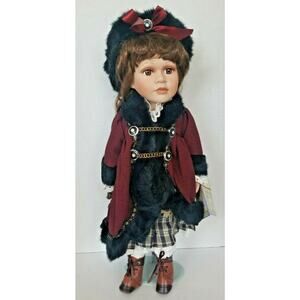 Vintage Cathy Collection Susan 17" Porcelain Doll Of 5000 Limited Edition NOS
